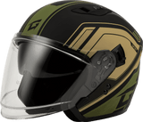 Gmax-OF-87-Duke-Open-Face-Motorcycle-Helmet-Matte-Black-Green-main