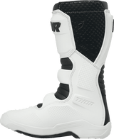 Thor-Womens-Blitz-XR-MX-Motorcycle-Boots-White-Black-side-view