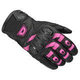 Cortech-Womens-Manix-ST-Leather-Motorcycle-Gloves-Black-Pink