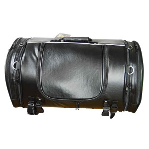 Vance VS365 Black Expandable Motorcycle Luggage Travel Sissy Bar Roll Bag