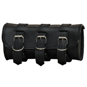 Vance VS113H Black Hard Shell Motorcycle Handlebar Bag Toolbag