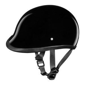 Daytona Polo Half Helmet - Gloss Black