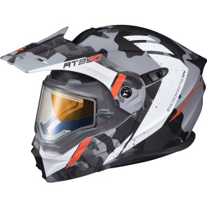 Scorpion EXO-AT950 Outrigger Helmet With Electric Shield - Matte Grey