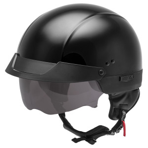 GMax HH 75 Half Helmet - Black