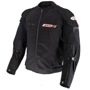 Joe Rocket Dayride Mens Textile Motorcycle Jacket - Black