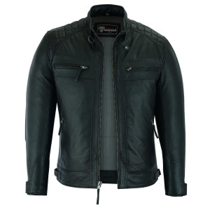 Lambskin Chocolate Brown Motorcycle Leather Jacket