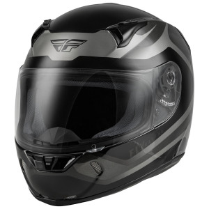 Fly Revolt Rush Helmet-Black/Grey