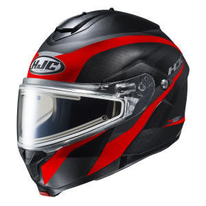 HJC C91SN Taly Electric Helmet - Black/Red
