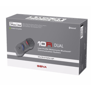 Sena 10R Low Profile Headset with Intercom Single