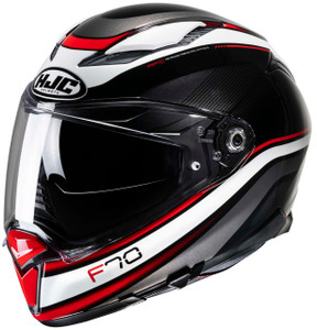 HJC-F70-DIWEN-Full-Face-Motorcycle-Helmet-Black/White/Red-Main