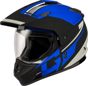 Gmax-GM-11-Decima-Matte Black-Blue-Full-Face-Motorcycle-Helmet-main