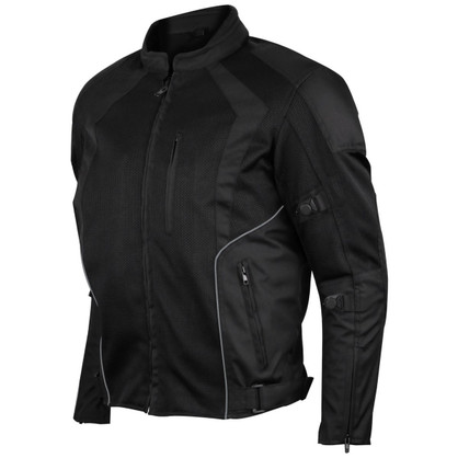 Men All Weather CE Armor Mesh Motorcycle Jacket