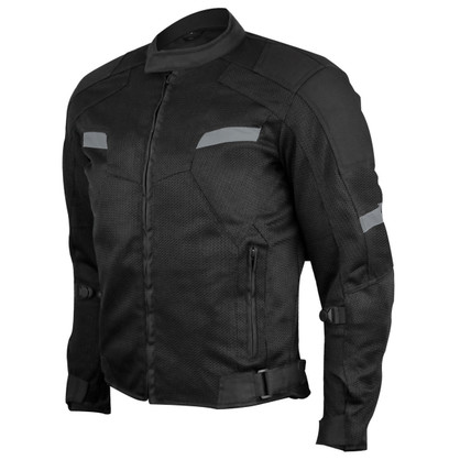 Men All Weather CE Armor Mesh Motorcycle Jacket