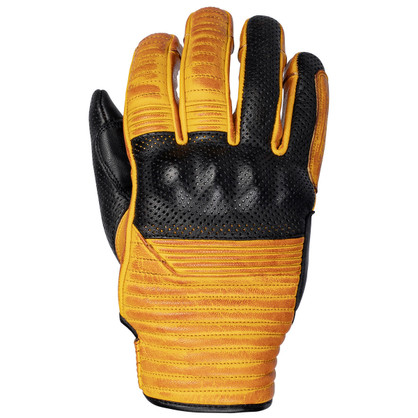 Cortech Bully Mens Leather Motorcycle Gloves-Black/Gold