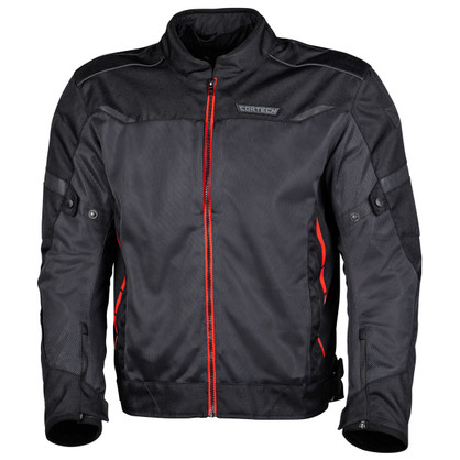 Cortech Aero-Flo Air Motorcycle Jacket-Black/Red