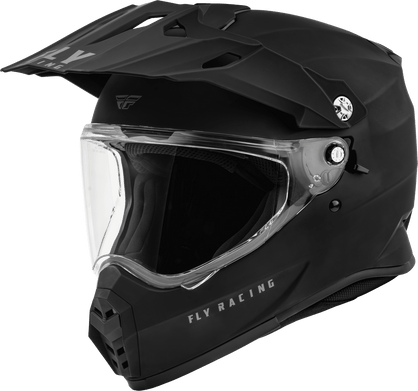 Fly-Racing-Trekker-Solid-Motorcycle-Helmet-Matte-Black-Main