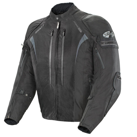 Joe Rocket Atomic Ion Mens Textile Motorcycle Jacket - Black