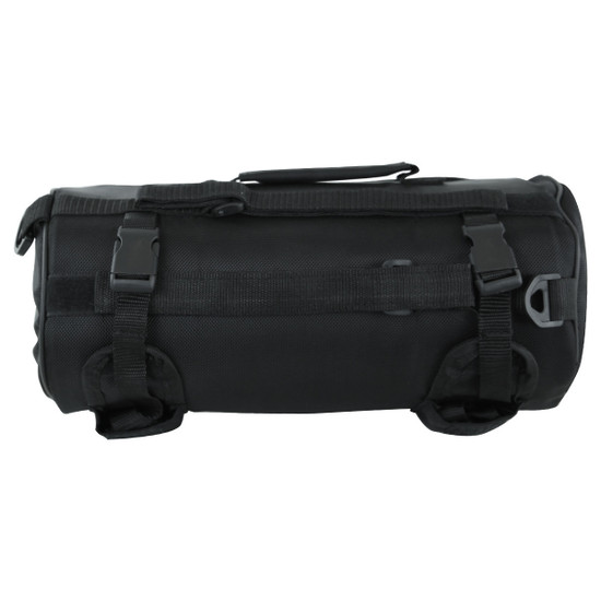 Vance VS359 Black Motorcycle Sissy Bar Roll Bag