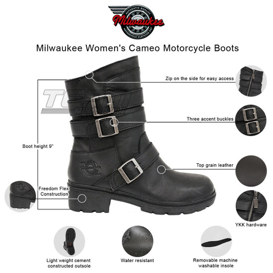 motorcycle boots female