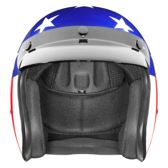 Daytona Cruiser Captain America Helmet - Front