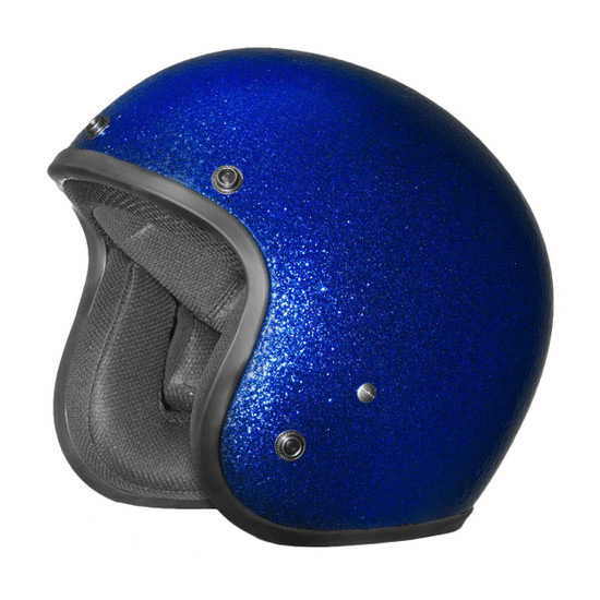 Daytona Cruiser Metal Flake Helmet - Blue