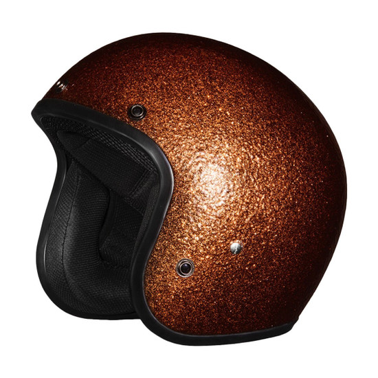 Daytona Cruiser Metal Flake Helmet - Brown