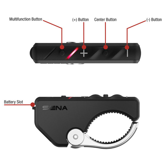 Sena RC4 4-Button Remote For Bluetooth Communication System