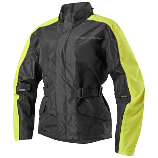 Firstgear Women's Triton Motorcycle Rain Jacket - Hi-Viz