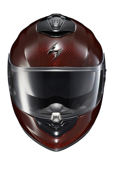 Scorpion EXO-ST1400 Carbon Helmet - Red Front View