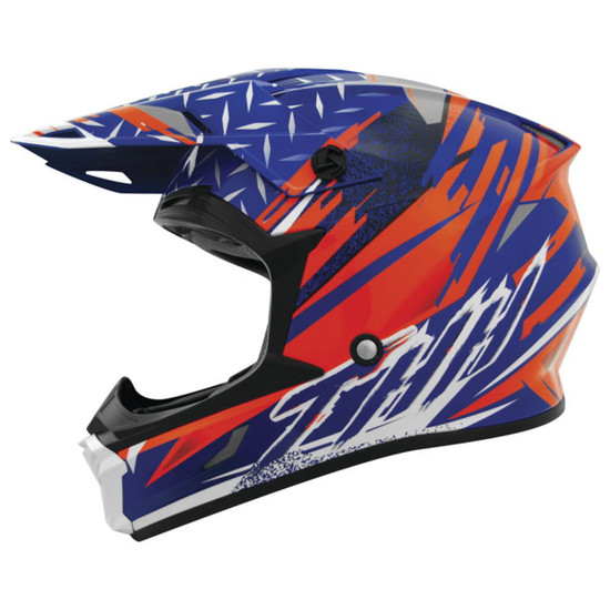 THH T710X Assault Helmet - Blue/Orange