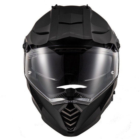 LS2 Blaze Helmet - Black Front View