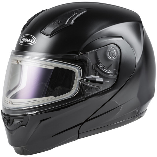 GMax MD-04S Snow Modular Helmet With Electric Shield - Black
