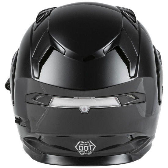 GMax MD-01S Snow Modular Helmet With Electric Shield - Rear View