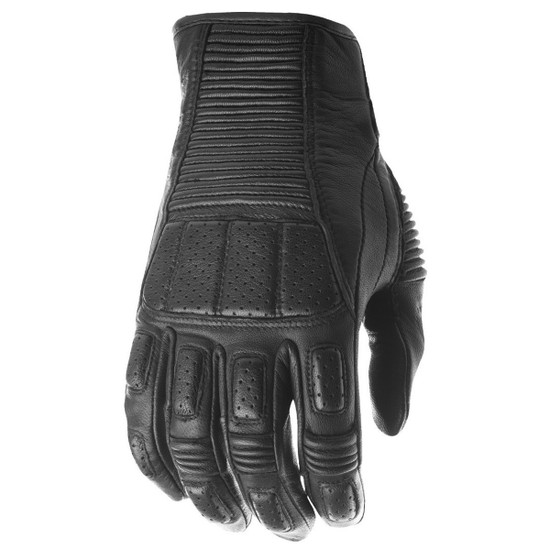 Highway 21 Trigger Leather Motorcycle Gloves