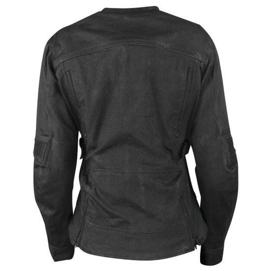 Speed and Strength Women's Fast Times 2.0 Textile Jacket - Black Back View