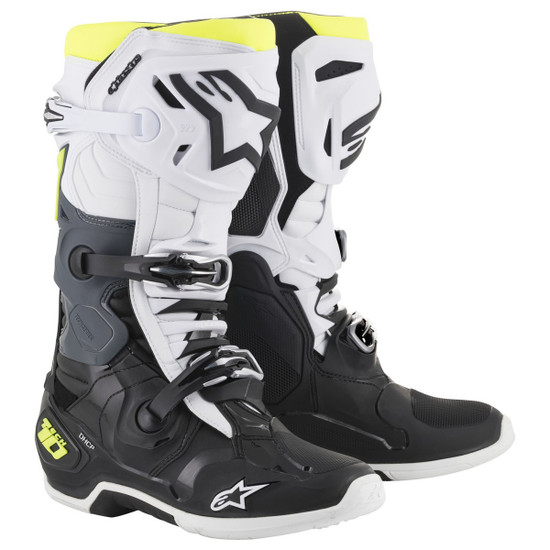 Alpinestars Tech 10 Boots-Black/White