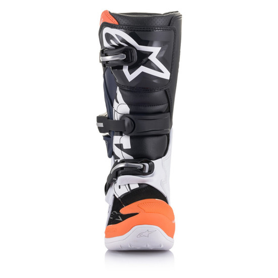 Alpinestars Youth Tech 7S 2020 Boots-Black/White-Front-View