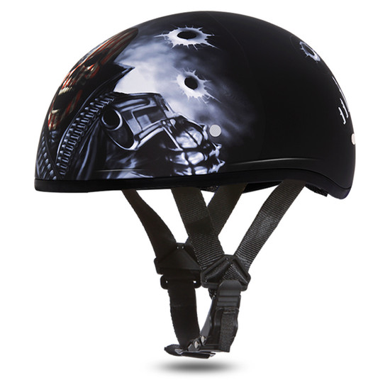 Daytona Skull Cap Come Get'EM Half Helmet