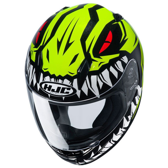 HJC CL-Y Youth Zuky Helmet - Yellow Top View