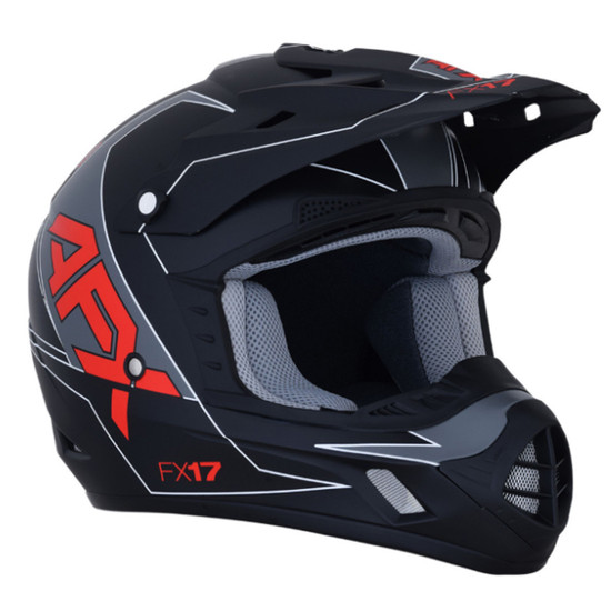 AFX FX-17 Aced Helmet - Side View