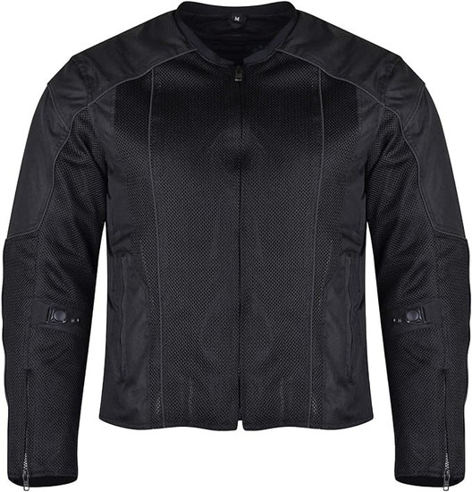 Advanced Vance VL1627 3-Season Mesh/Textile CE Armor Motorcycle Jacket - front