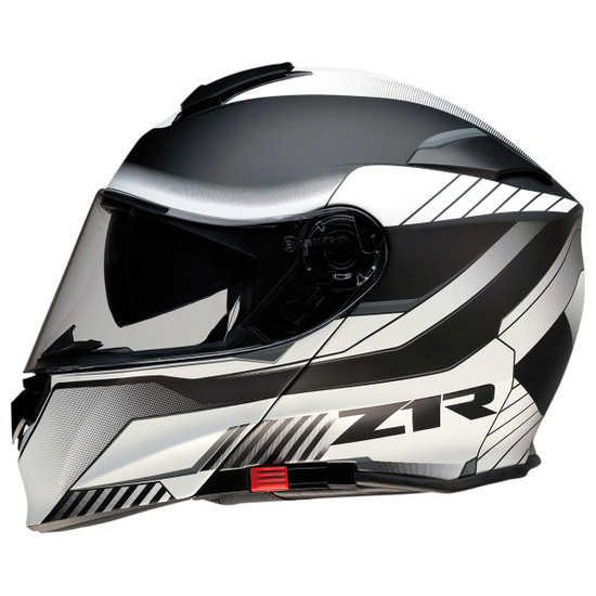 Z1R Solaris Scythe Modular Helmet - White/Black