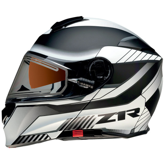 Z1R Solaris Scythe Modular Helmet With Electric Shield - White/Black