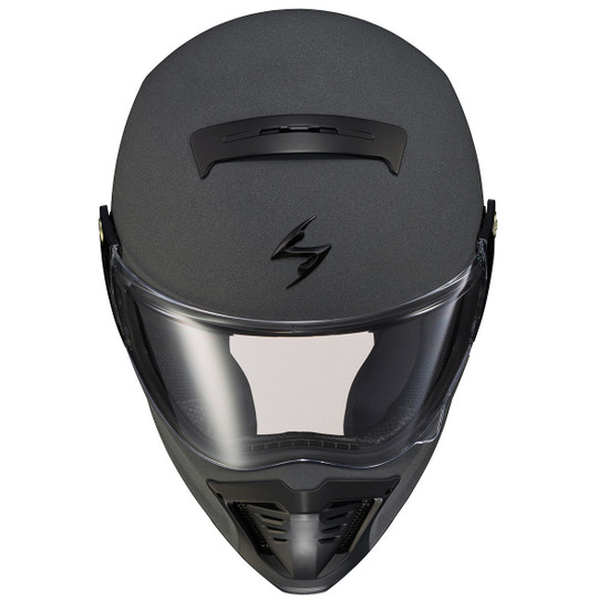 Scorpion EXO-HX1 Helmet-Graphite-Top-View