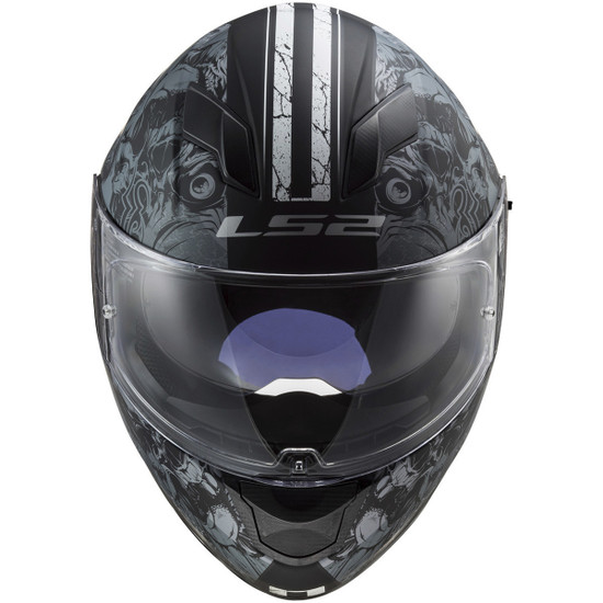 LS2 Stream Throne Helmet-Front-View