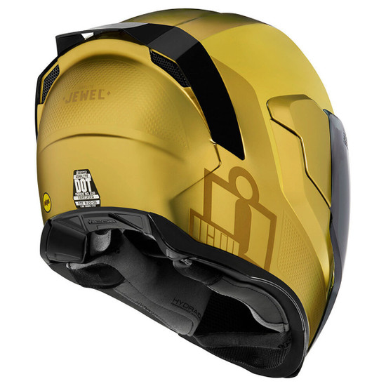 Icon Airflite Jewel MIPS Helmet - Gold Rear View