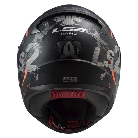 LS2 Rapid Circle Helmet-Back-View