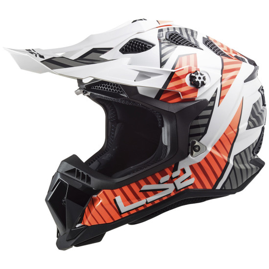 LS2 Subverter Evo Astro Helmet-White/Orange