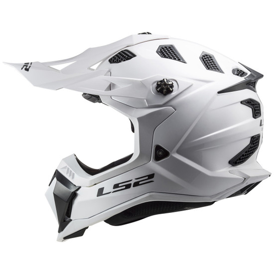 LS2 Subverter Evo Helmet-White-Side-View