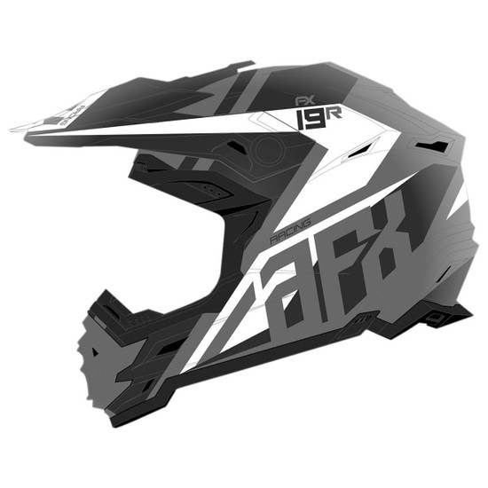 AFX FX-19R Racing Helmet - Grey